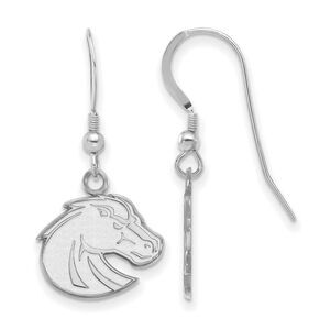 Sterling Silver Boise State University Small Dangle Earrings